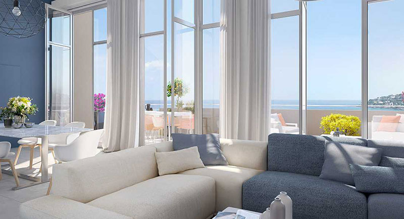 Achat, vente appartement, Roquebrune Cap Martin, Menton, centre ville, plage, terrasse, piscine, vue mer, France