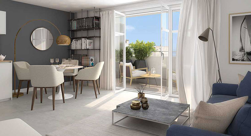 Real estate France, Roquebrune Cap Martin, Menton, buy apartment, terrace, swimming pool, beach, city center