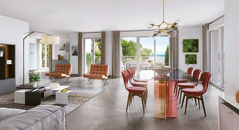 Real estate France Cannes Le Cannet luxury residence, apartment, penthouse, domaine, terrace, sea view, swimming pool