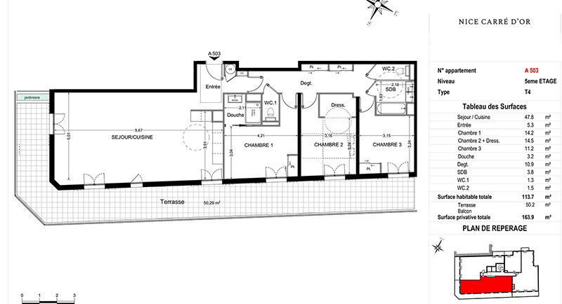 Nicea, Francja, riwiera francuska, agent nieruchomości, apartament, centrum miasta, place massena, promenada des anglais, taras, balkon