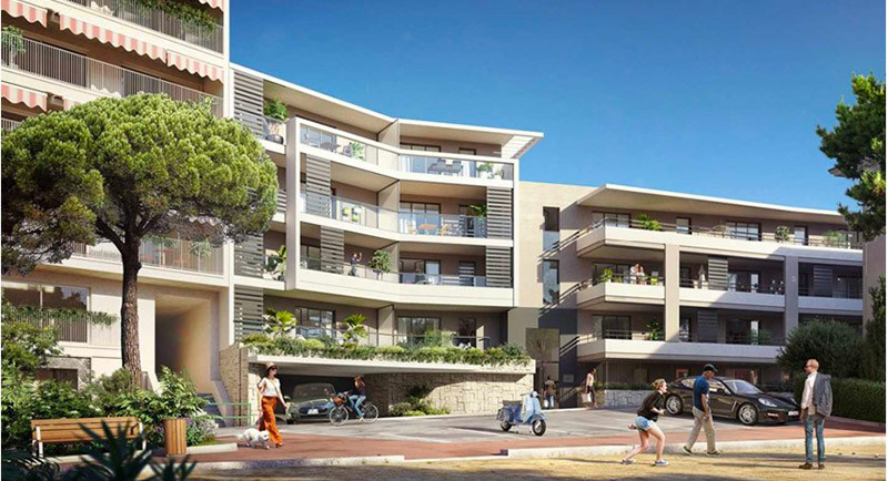 Immobilier, Residence neuve, appartement, terrasse Cap d'Ail Monaco, achat, vente