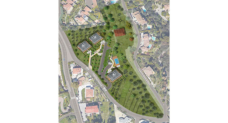 real estate, France, French Riviera, Nice, Rimiez, Cimiez, apartments, new residence, swimming pool, sea view, hills