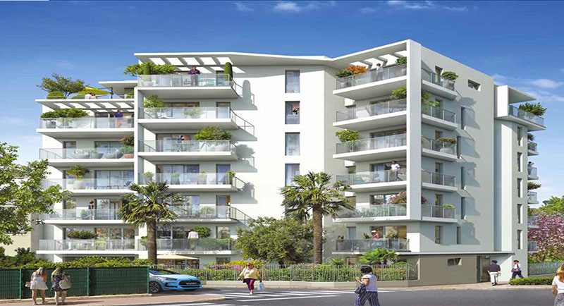 Immobilier Menton, appartement, residence neuve, achat, vente, terrasse, vue mer, proche centre