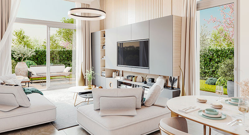 Nieruchomości Francja, Riwiera Francuska, apartament, Antibes Juan les Pins, nowa rezydencja, basen, taras, blisko plaży, blisko sklepów, Fontonne