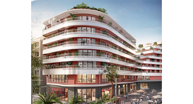 Fastighetsbyrå, Frankrike, franska rivieran, Nice, köp, sälj, lägenhet, stadscentrum, Liberation, terrass