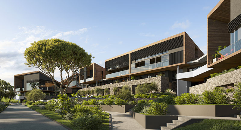 Eiendom, Frankrike, leiligheter, bolig, Chateauneuf Grasse, Opio, Roquefort, Rouret terrasse, svømmebasseng, golfbaner