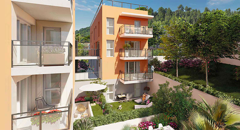 Eiendom, Kjøp, salg leilighet, Nice, ny bolig, St Jean D'angely, terrasse, hage, sentrum, Eiendom Nice, franske riviera