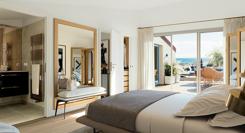 Beaulieu, Monaco, residence neuve, appartements, penthouse, terrasse toit, vue mer, immobilier