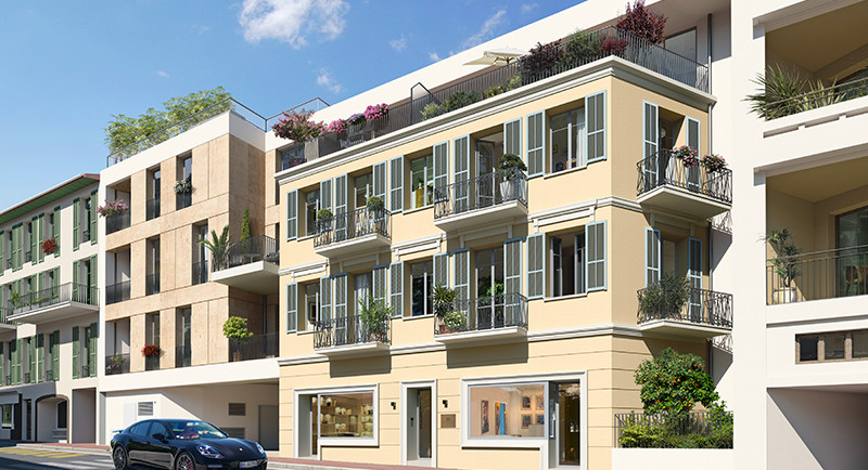 Beaulieu, Monaco, residence neuve, appartements, penthouse, terrasse toit, vue mer, immobilier