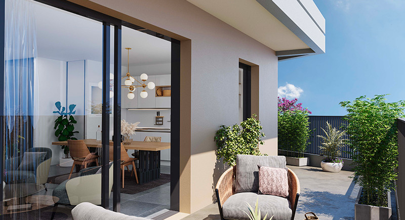 Eiendom Frankrike, Cannes, bolig, leilighet, selge, kjøpe, Franske riviera, terrasse