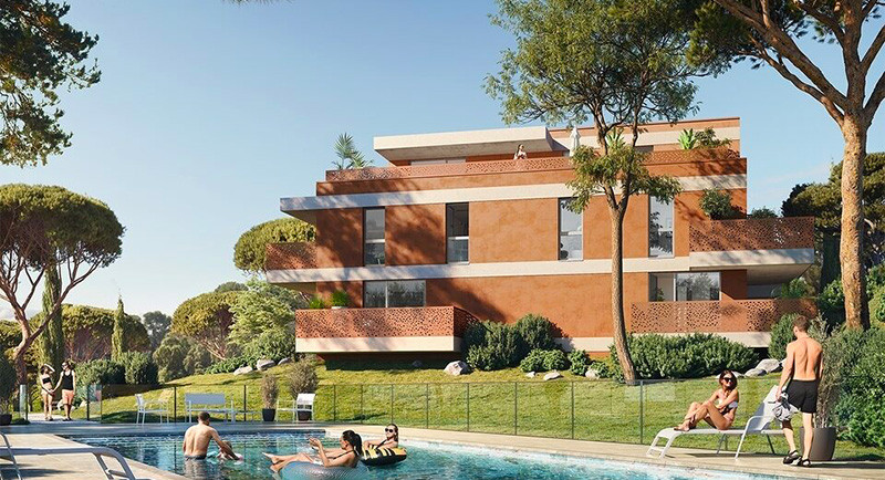 Frejus, Saint Raphaël, France, Côte d'Azur, immobilier, achat, vente appartement, residence, piscine, terrasse, jardin