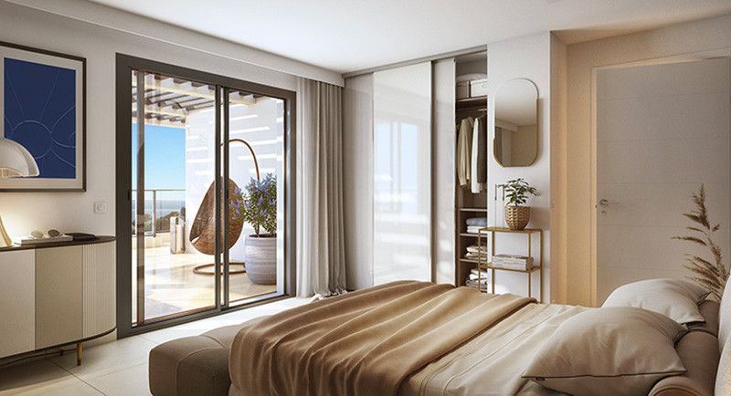 Fast ejendom Frankrig, Eze, køb, sælg, lejlighed, havudsigt, terrasse, swimmingpool, penthouse