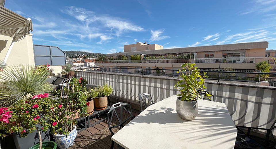 Real estate Nice, France, french riviera, apartment, penthouse, duplex, 3 bedrooms, 4 rooms, terrace, Place Massena, Gioffredo