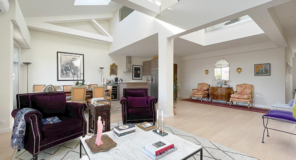 Ejendom Nice, Frankrig, franske riviera, lejlighed, penthouse, duplex, 3 soveværelser, 4 værelser, terrasse, Place Massena, Gioffredo