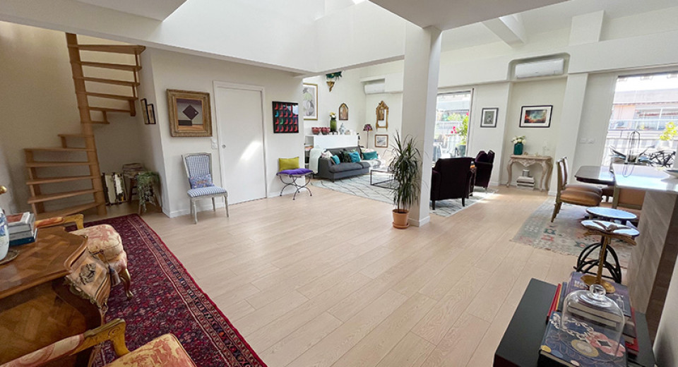 Ejendom Nice, Frankrig, franske riviera, lejlighed, penthouse, duplex, 3 soveværelser, 4 værelser, terrasse, Place Massena, Gioffredo