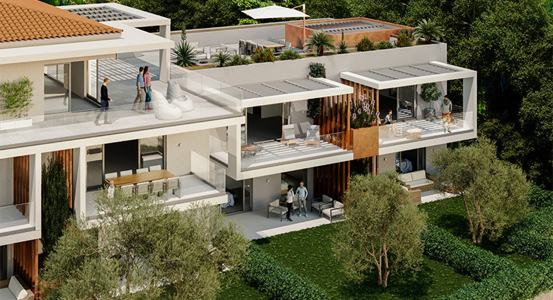 Biot, eiendom, Frankrike, kjøp, villa, leilighet, duplex, terrasse, hage, havutsikt, svømmebasseng, Antibes