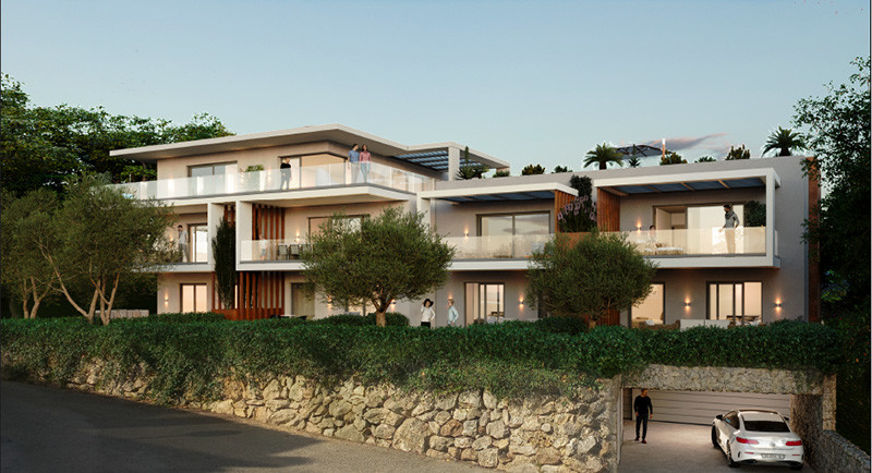 Biot, fastigheter, Frankrike, köp, villa, lägenhet, duplex, terrass, trädgård, havsutsikt, pool, Antibes