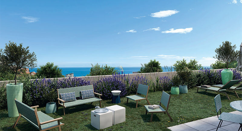 Beausoleil, Monaco, Frankrike, Franske riviera, eiendom, leilighet, bolig, havutsikt, terrasse