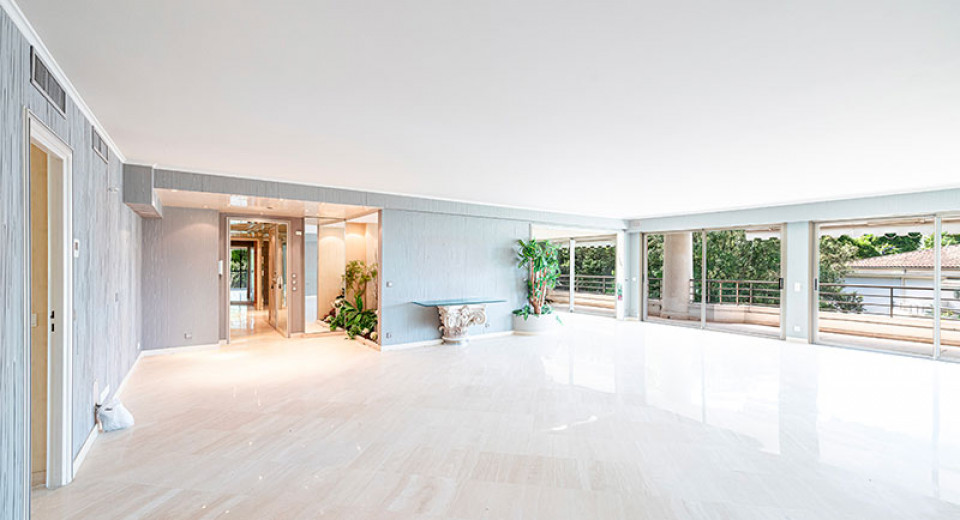 Stor lägenhet till salu, Cannes, fastigheter, lyx, terrass, 4 sovrum, 250m2, havsutsikt, pool, rue d'antibes