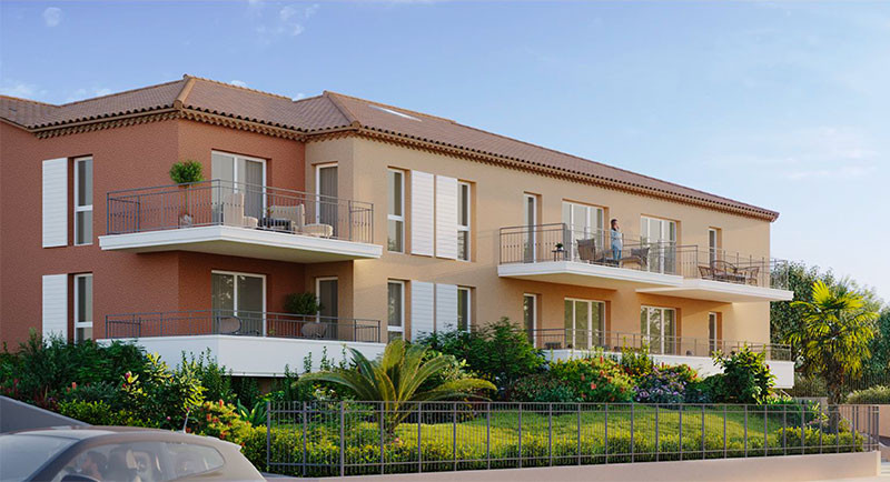 Saint Tropez, Cogolin, achat appartement, immobilier, residence neuve, piscine, terrasse, Sainte Maxime