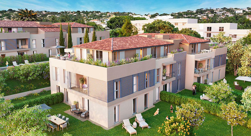 Golfe Juan, Cannes, Antibes, achat appartement, immobilier, reisdence, piscine, vue mer, terrasse, proche mer, plage, centre