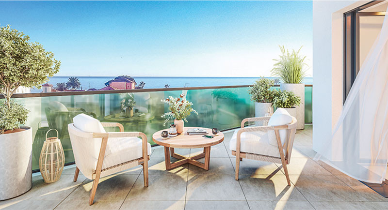 CAGNES SUR MER, Villeneuve-Loubet, Nice, purchase apartment, real estate, new residence, buy, sell, near sea, near center, sea view, terrace