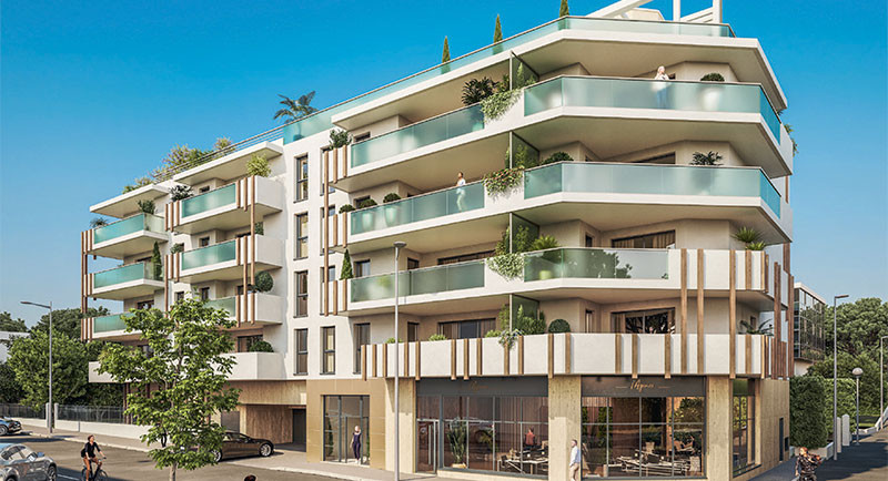 CAGNES SUR MER, Villeneuve-Loubet, Nice, köp lägenhet, fastighet, ny bostad, köp, sälj, nära havet, nära centrum, havsutsikt, terrass