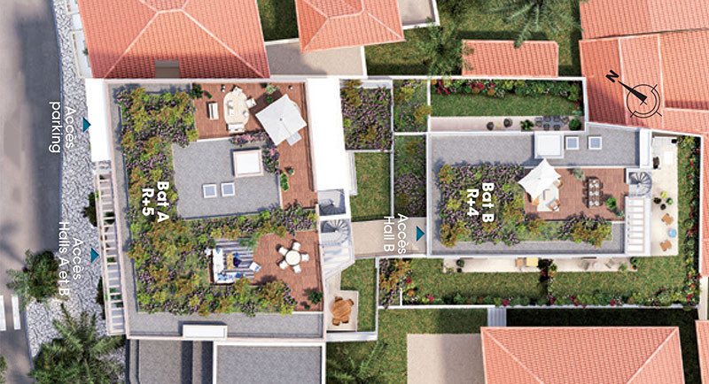 Beausoleil, immobilier, Monaco, achat, appartement, residence neuve, vue mer, terrasse, centre ville