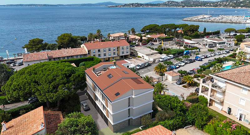 Immobilier, appartement neuf, Les Issambres, Sainte Maxime, terrasse, 3 4 pièces, vue mer, proche mer, penthouse
