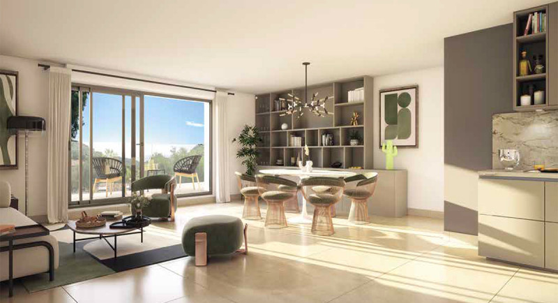 Real estate France, Côte d'Azur, French Riviera, buy apartment, terrace, sea view, swimming pool EZE