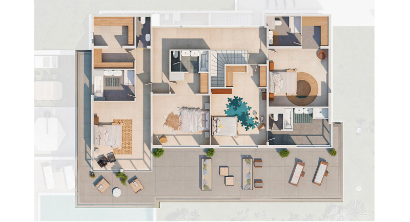 Immobilier Saint Tropez, Sainte Maxime, Grimaud, Beauvallon, villa, vue mer, piscine, jardin, terrasse, luxe, domaine d'exception, villa d'architecte