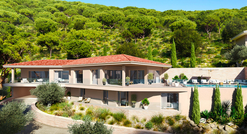 France, French Riviera, Saint Tropez, Sainte Maxime, Grimaud, Villa, house, sea view, swimming pool, terrace, luxurious, domaine