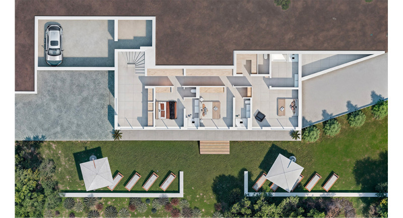 Frankrig, Den Franske Riviera, Saint Tropez, Sainte Maxime, Grimaud, Villa, hus, havudsigt, swimmingpool, terrasse, luksuriøs, domaine