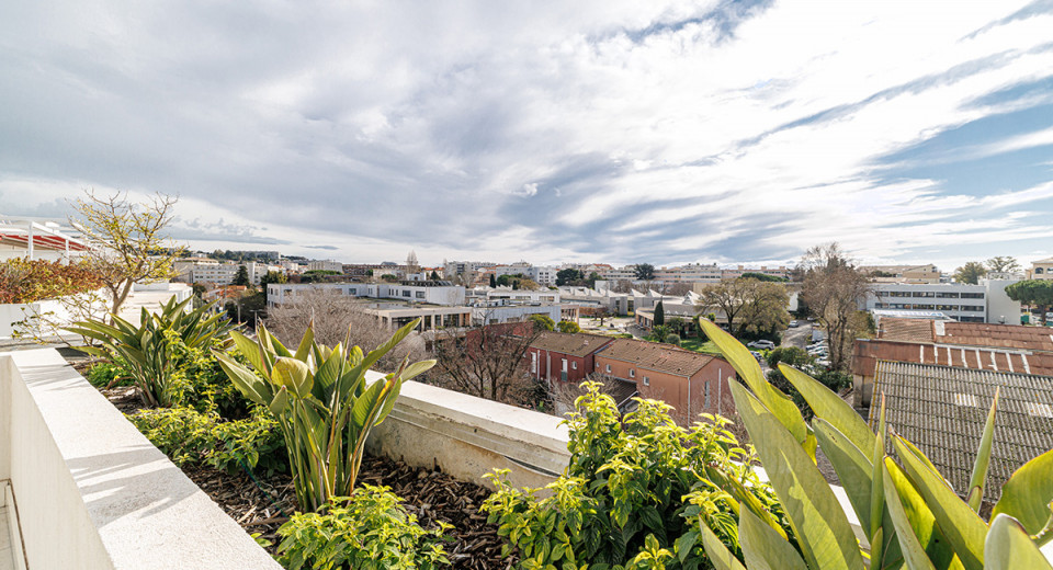 Immobilier Cannes La Bocca, vente, achat appartement 3 pièces, dernier étage, grande terrasse, piscine