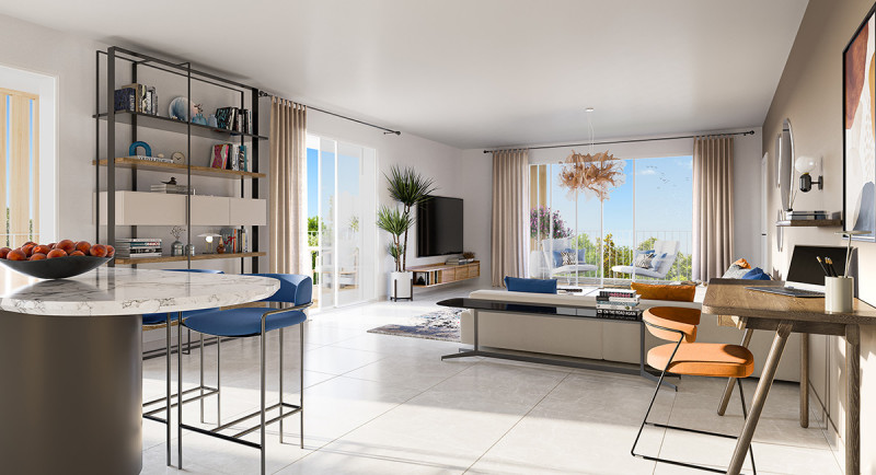 Immobilier neuf, residence, Nice, Corniche Fleurie, appartement, jardin, terrasse, vue, achat, vente