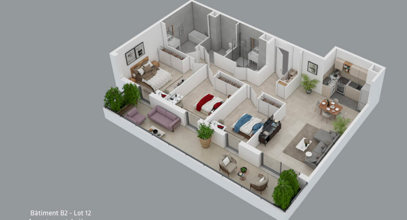 Nieruchomości, nowe mieszkanie, apartament, taras, widok na morze, basen, ogród, centrum miasta, plaża