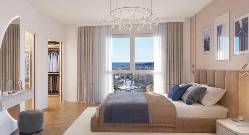 Ejendomme, fast ejendom i Frankrig, lejlighed, bolig, Nice, Cimiez, terrasse, havudsigt, penthouse, tagterrasse, jacuzzi