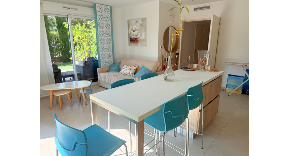 Nieruchomości Francja, Juan les Pins, Antibes, Bijou Plage, apartament, taras, ogród, blisko plaży