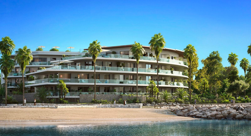 Villeneuve Loubet Plage, luksuslejlighed, luksusbolig, ved stranden, terrasse, havudsigt, swimmingpool