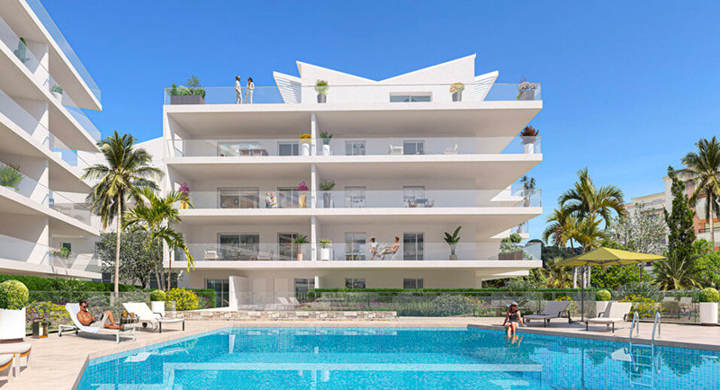 Real Estate in Cannes, French Riviera, new development, apartment, terrace, pool, downtown, Montfleury