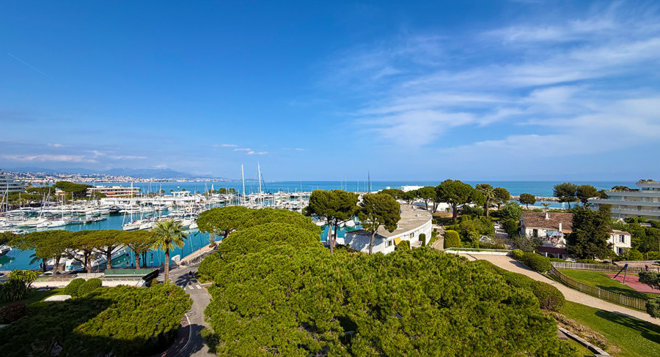 Villeneuve Loubet Marina Bay appartement terrasse, vue mer, luxe, immobilier