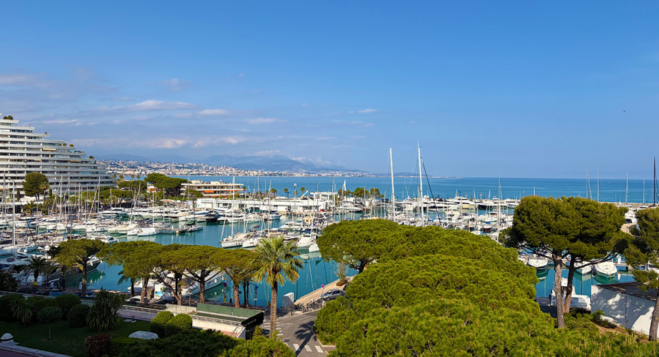 Villeneuve Loubet Marina Bay appartement terrasse, vue mer, luxe, immobilier