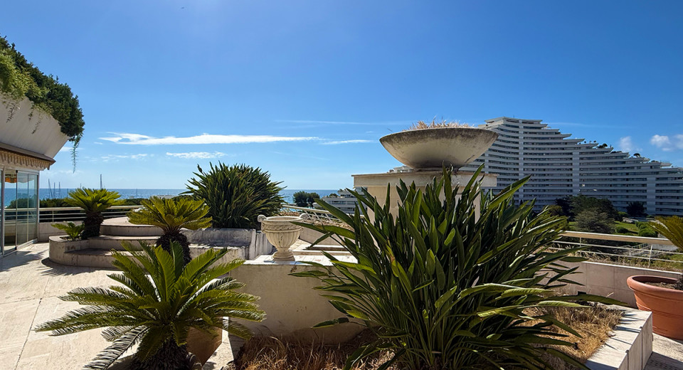 Villeneuve Loubet Marina Bay – leilighet med terrasse, havutsikt, luksus, eiendom