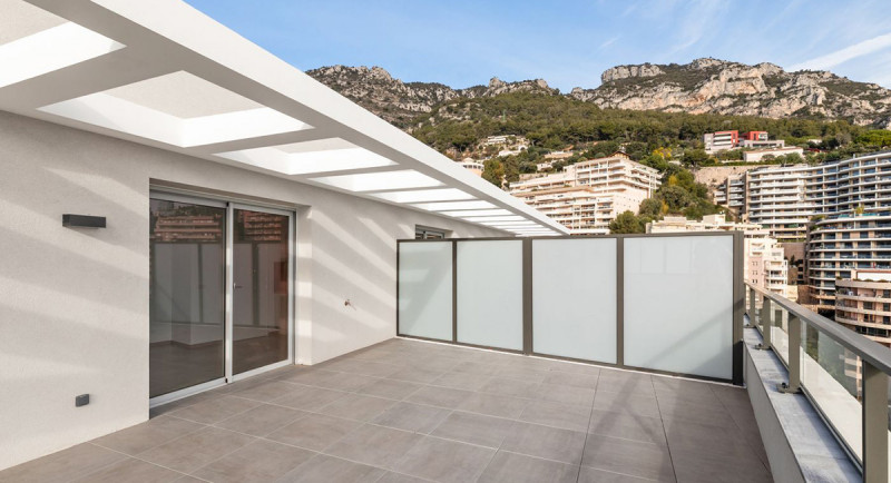 Ejendomme i Frankrig, Beausoleil, Monaco, Den Franske Riviera, lejlighed, penthouse, havudsigt, terrasse