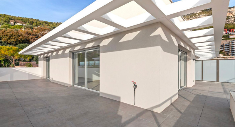 Ejendomme i Frankrig, Beausoleil, Monaco, Den Franske Riviera, lejlighed, penthouse, havudsigt, terrasse